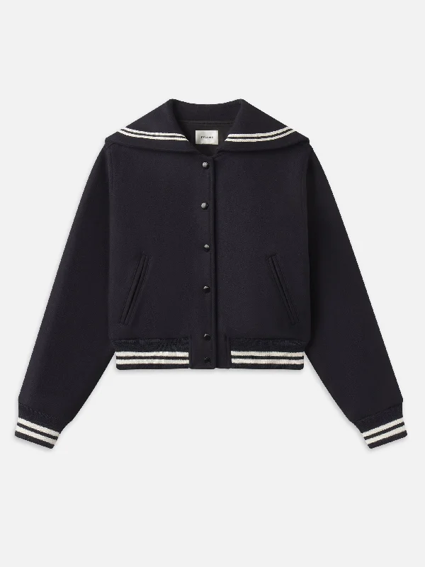 The Varsity Jacket -- Navy Multi