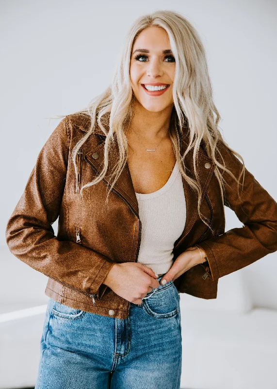 Jayde Faux Leather Jacket