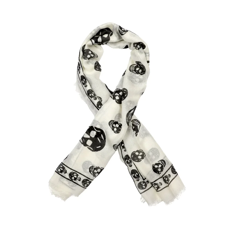 Skull Silk Scarf