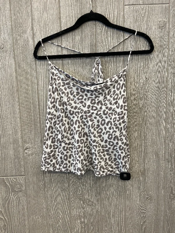 Top Sleeveless By Fate In Animal Print, Size: L