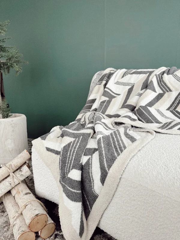 Herringbone Throw Blanket