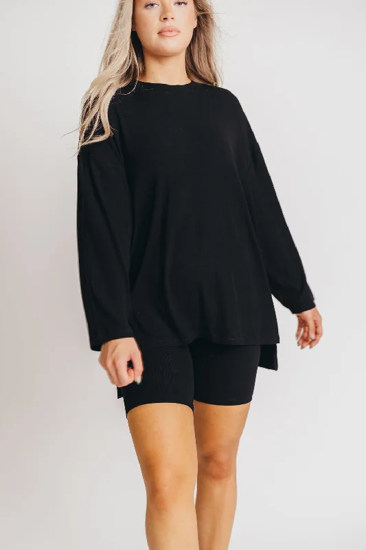 All Weekend Long Set - Long Sleeves - in Black