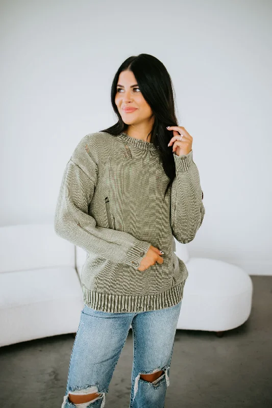 Katt Distressed Sweater