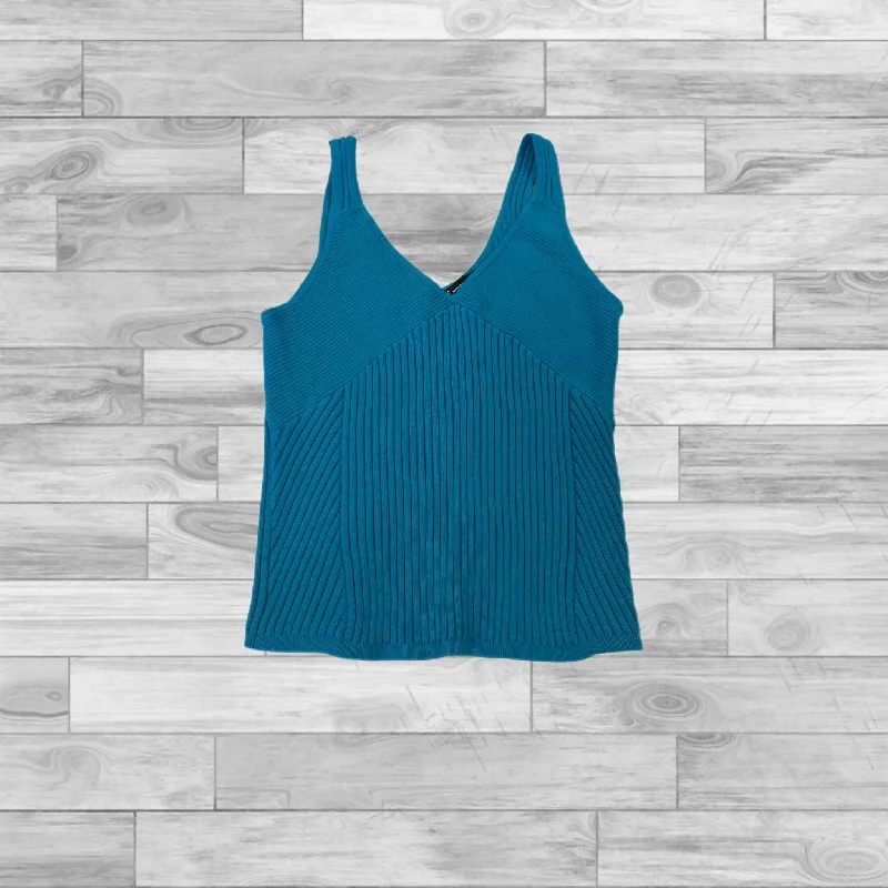 Top Sleeveless By Inc In Teal, Size: Xl