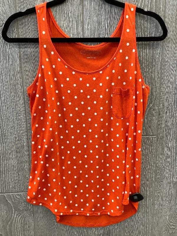 Top Sleeveless By Maurices In Orange, Size: L