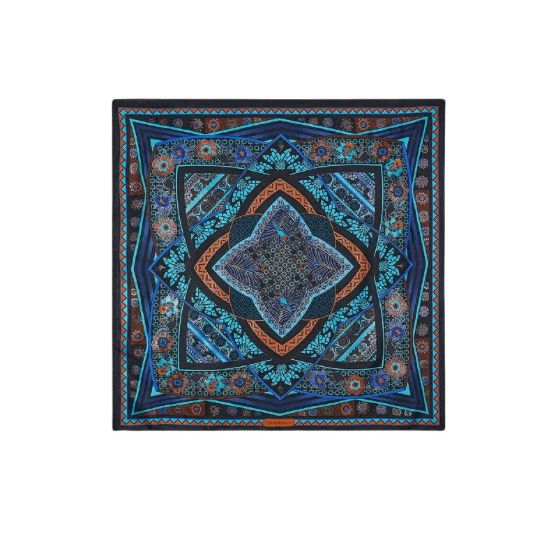 Ferragamo Sl Nirvana Scarf Turquoise