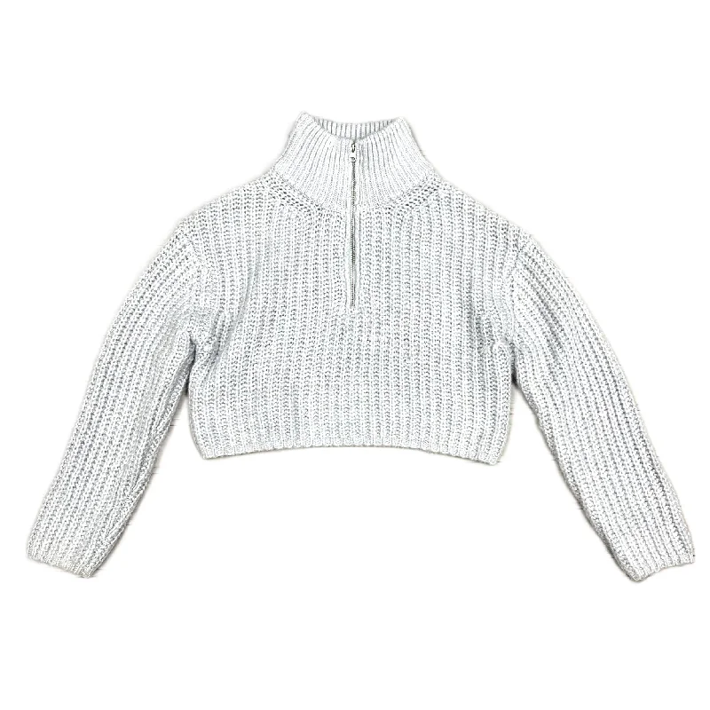 Sweatshirt Collar By Garage In Blue, Size: S