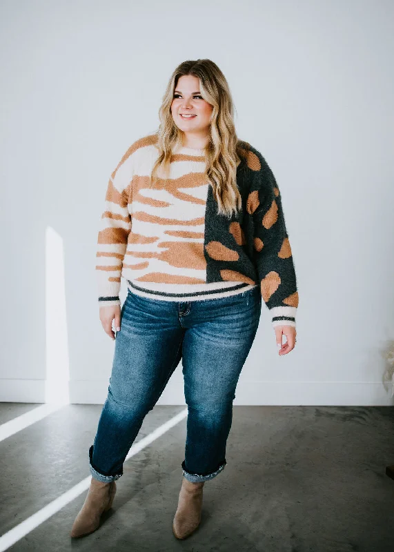 Curvy Wild Behavior Sweater