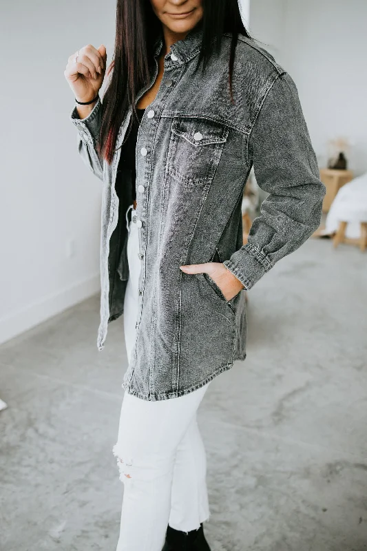 Dixie Belted Denim Jacket