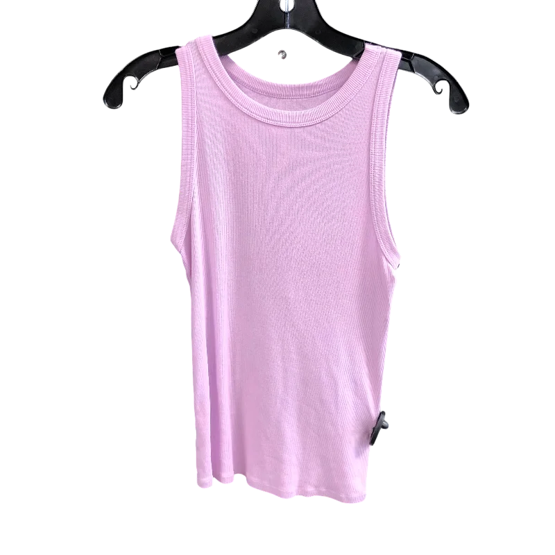 Top Sleeveless Basic By A New Day In Purple, Size: M