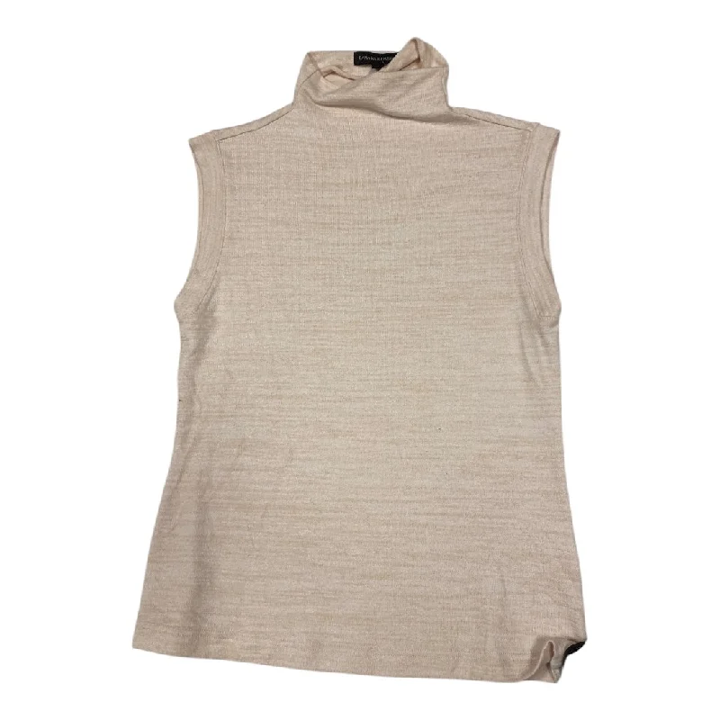 Top Sleeveless By Banana Republic In Cream, Size: S