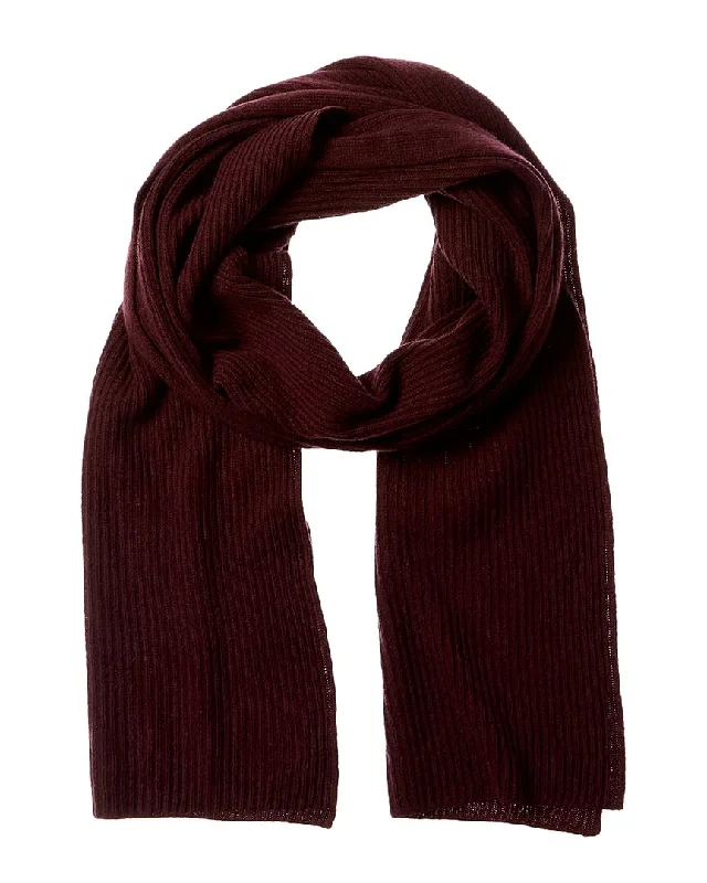 Hannah Rose Ribbed Cashmere Scarf