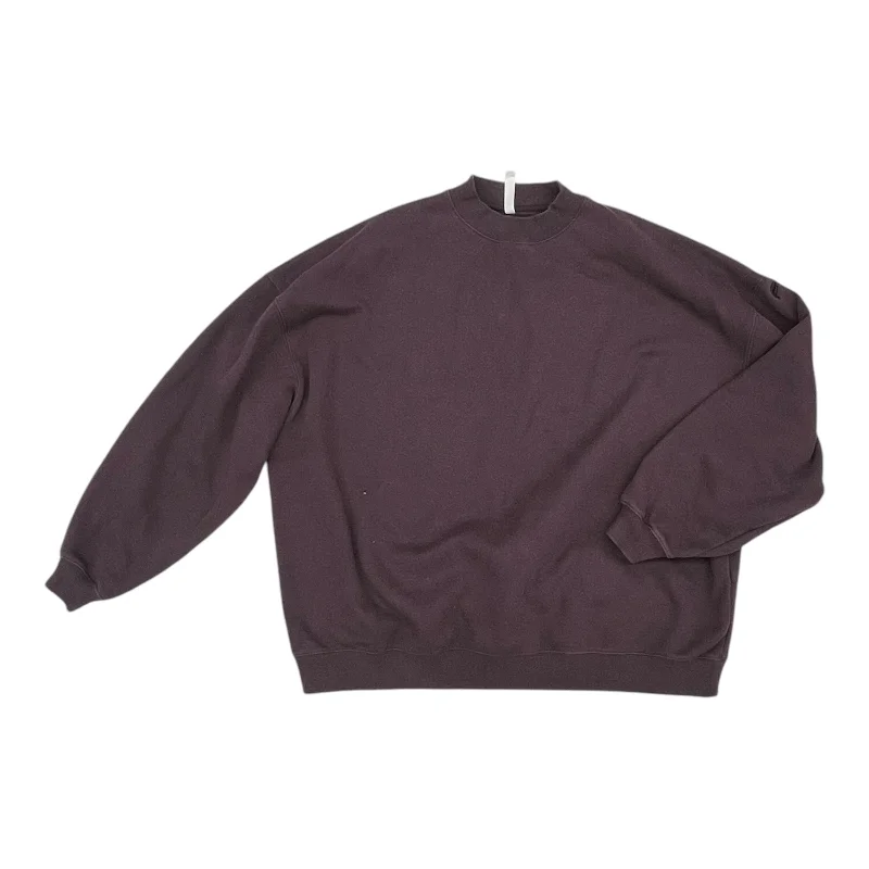 Sweatshirt Crewneck By Fabletics In Purple, Size:M