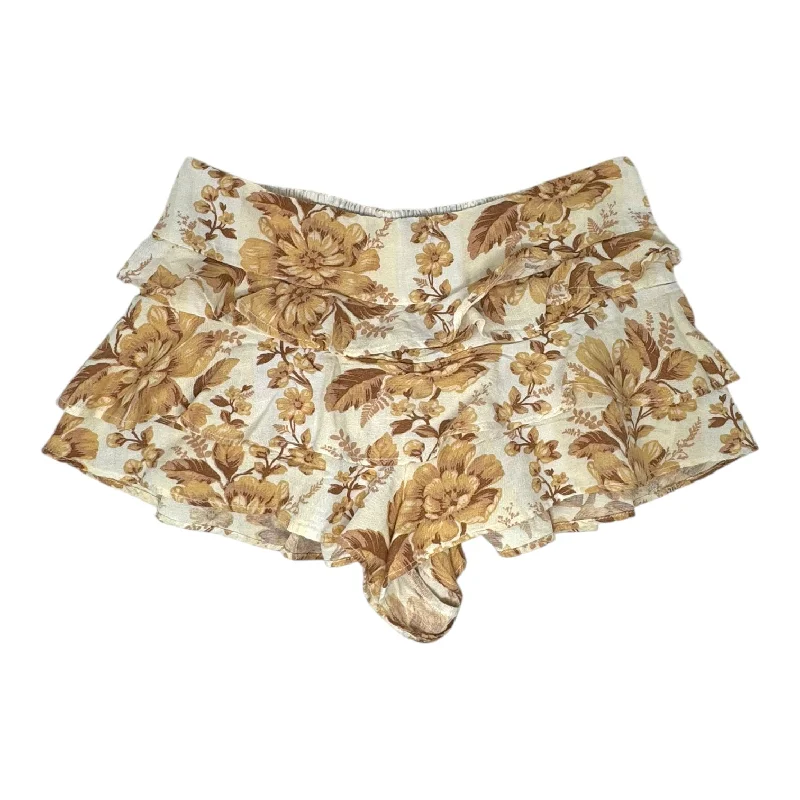 Shorts By Free People In Floral Print, Size: S