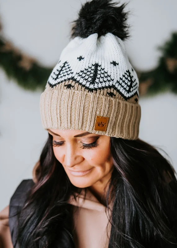 Fair Isle Pom Beanie