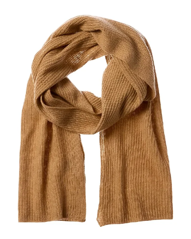 Hannah Rose Ribbed Cashmere Scarf