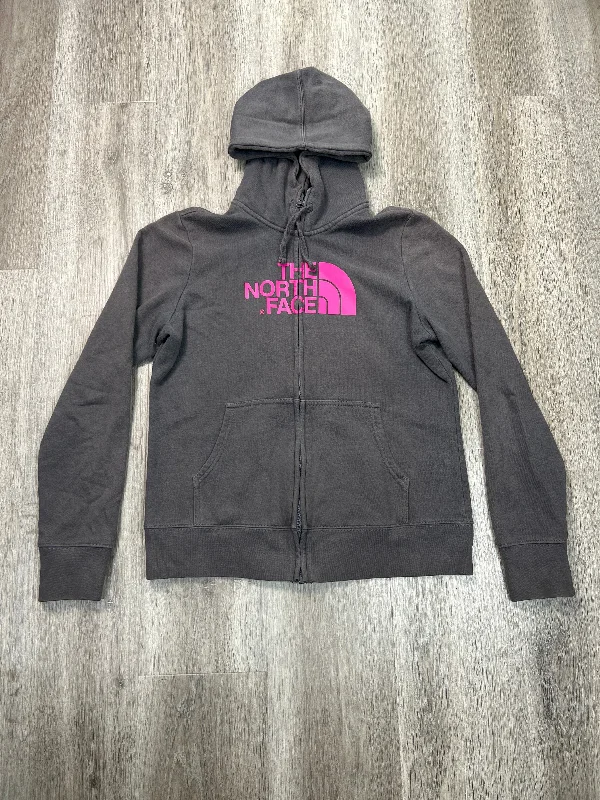 Sweatshirt Hoodie By The North Face In Grey, Size: M