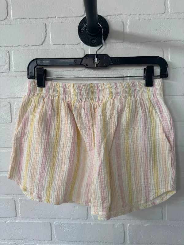 Shorts By Pink Lily In Pink & Yellow, Size:6