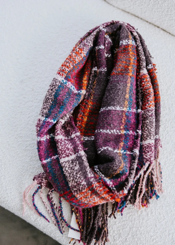 Provence Plaid Scarf