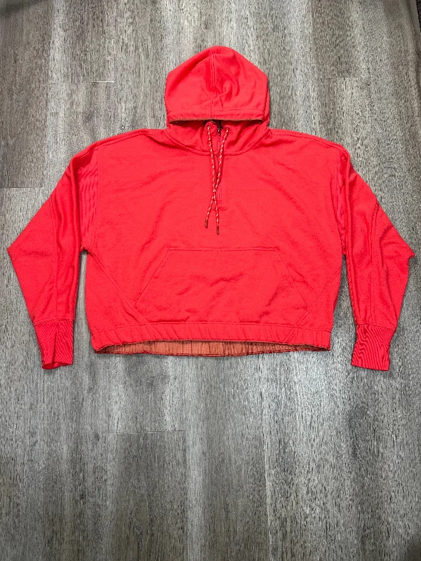 Sweatshirt Hoodie By Athleta In Orange, Size: Xl