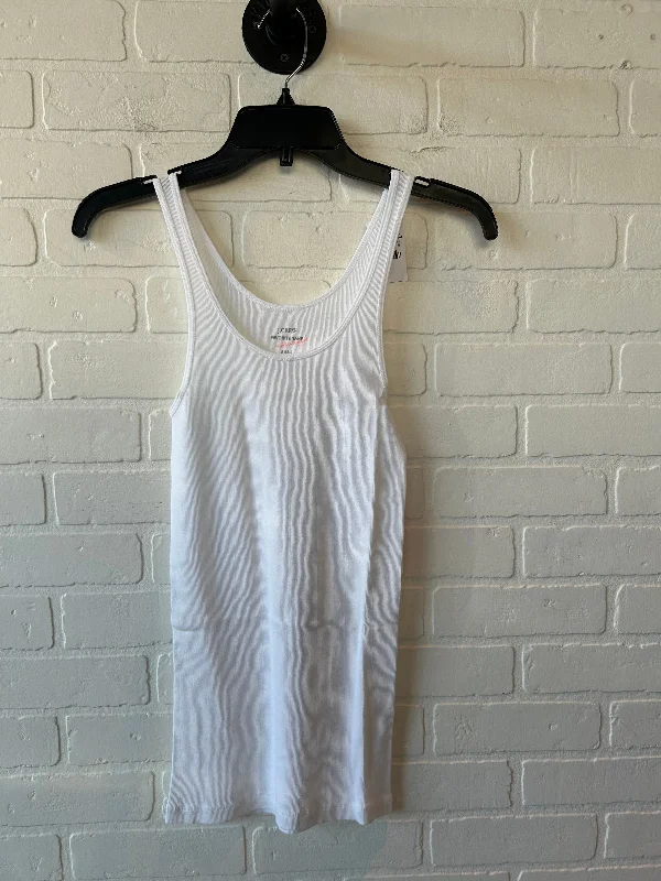 Top Sleeveless Basic By J. Crew In White, Size: S