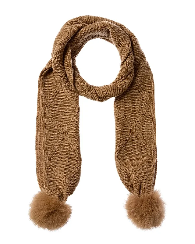 Forte Cashmere Lux Cable Cashmere Scarf