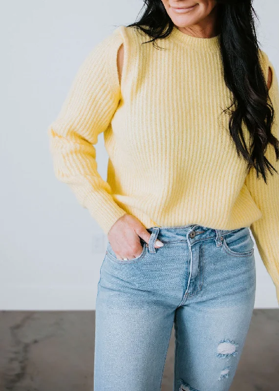 Lemon Drop Knit Sweater