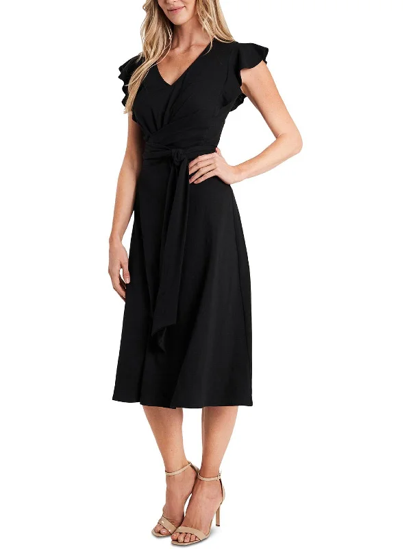 Womens Casual Midi Sheath Dress