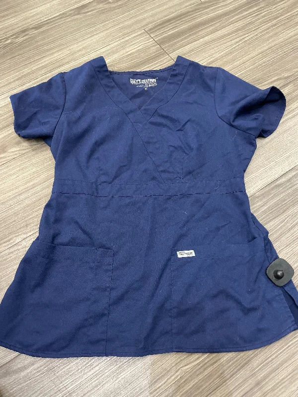 Blue Top Short Sleeve Greys Anatomy, Size M