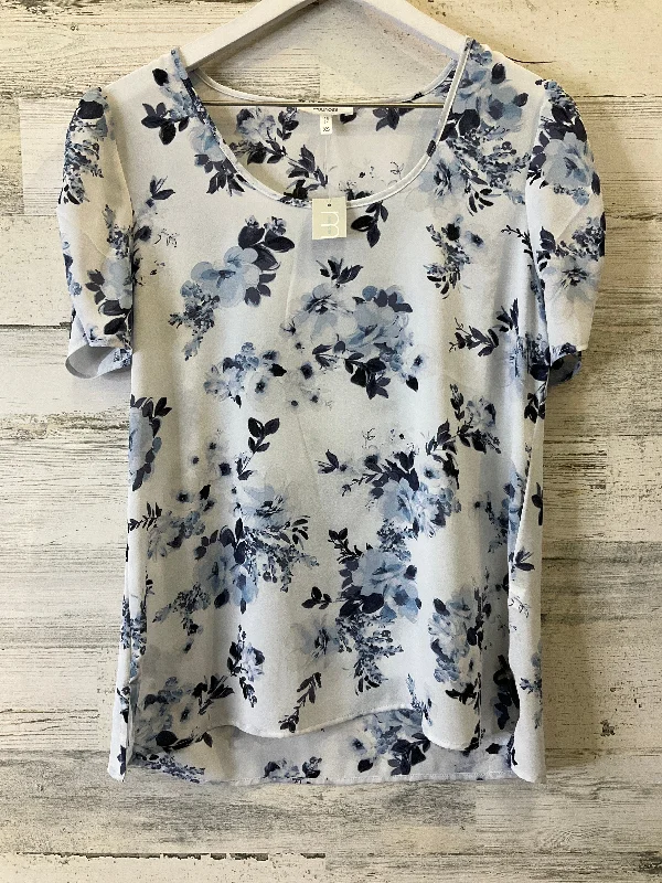 Blue Top Short Sleeve Maurices, Size Xs