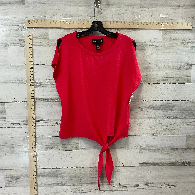 Red Top Short Sleeve Frank Lyman, Size S