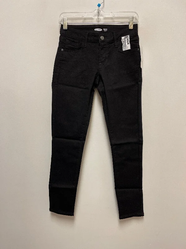 Jeans Skinny By Old Navy In Black Denim, Size: 2