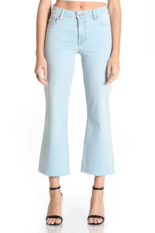 Katie Crop Jean In Dahlia Blue