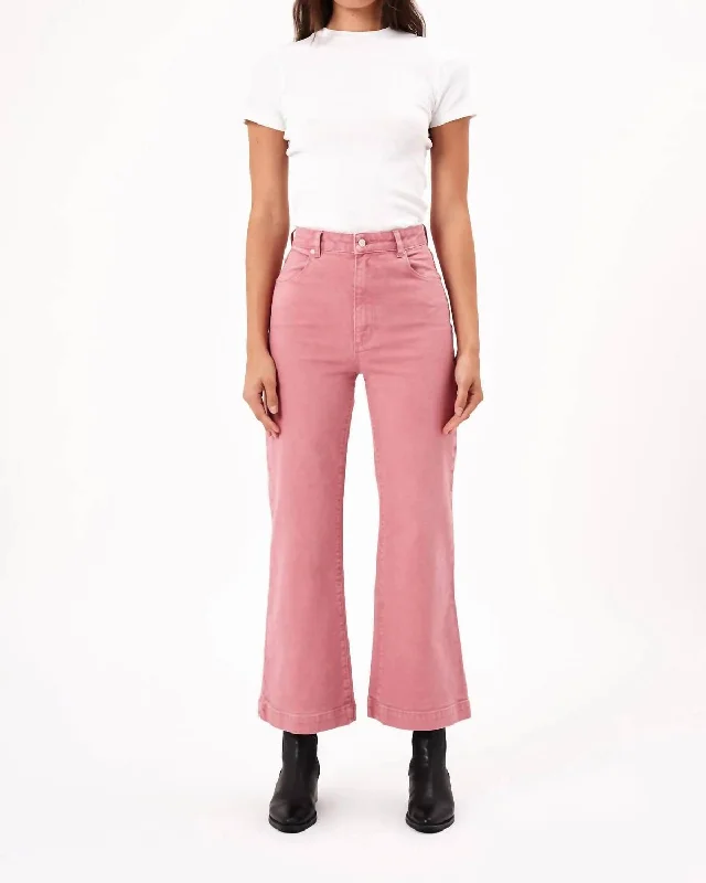 Sailor Scoop Jeans In Rose