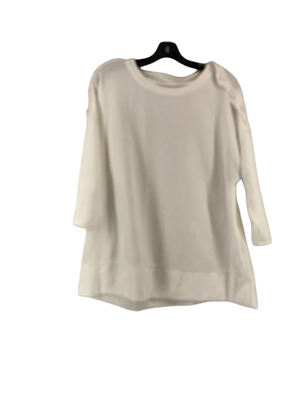 Top Long Sleeve By New York Laundry In White, Size: Xl