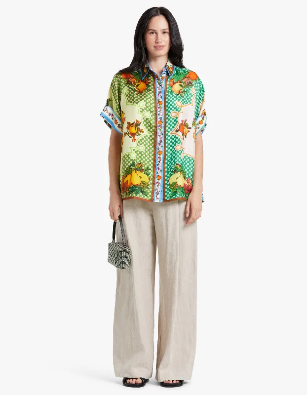 Lemonis Silk Shirt - Multi