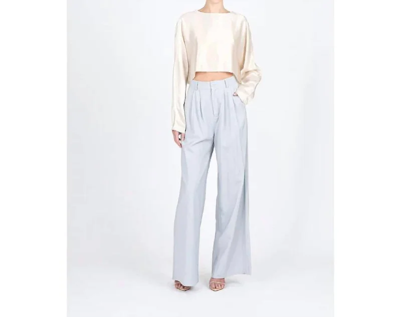 Fabi Pant In Sterling Blue