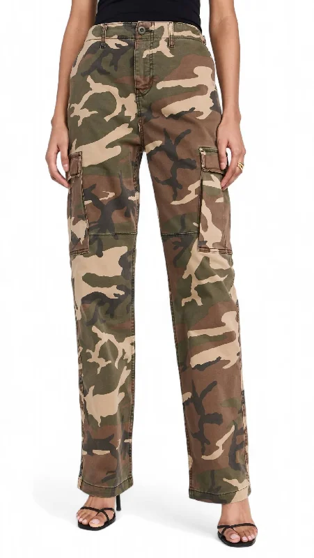 Uniform Cargo Pant In Fatiguregreencamo001