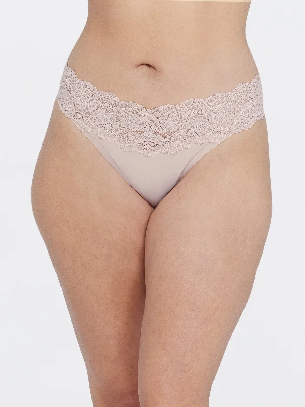 Goddess Lace Trim Thong