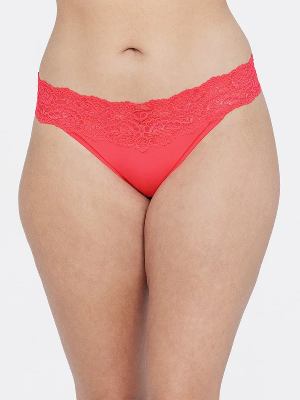 Goddess Lace Trim Thong