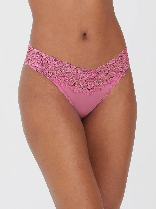 Goddess Lace Trim Thong