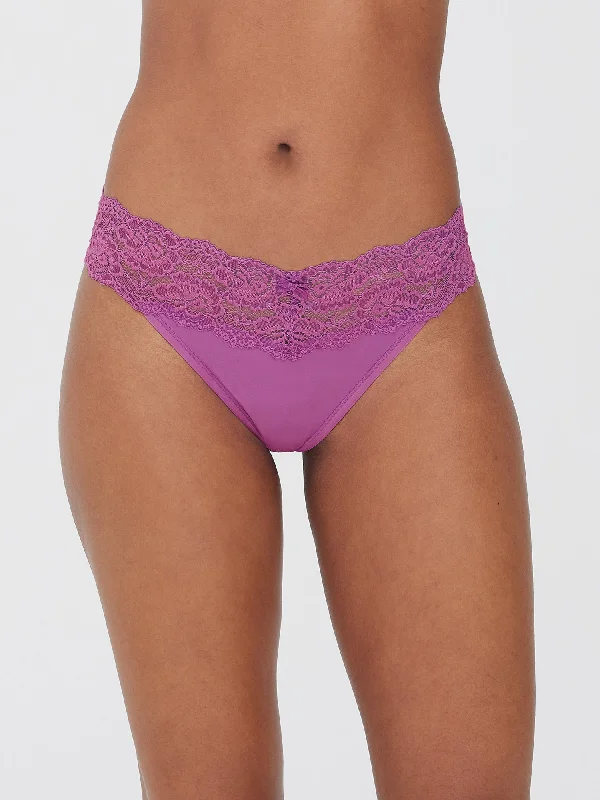 Goddess Lace Trim Thong