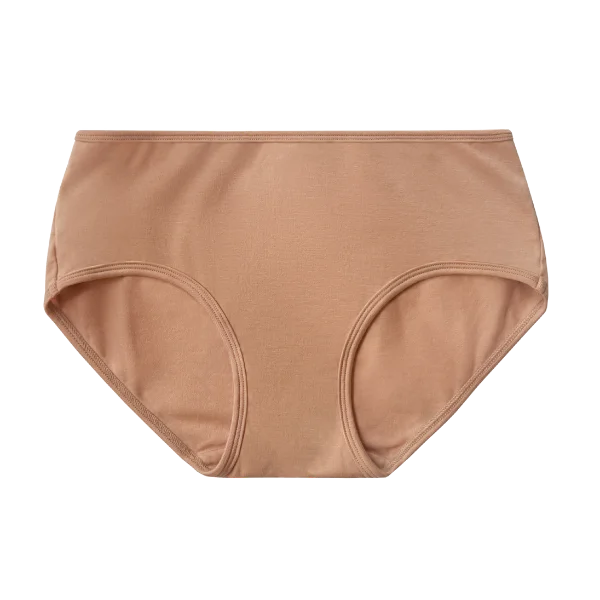 Tencel Mid-Rise Brief in Maya Nude