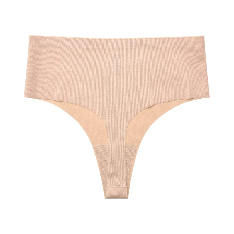 MOPAS ® Braguita Tanga Seamless de Cintura Alta Mod.LPN2058T